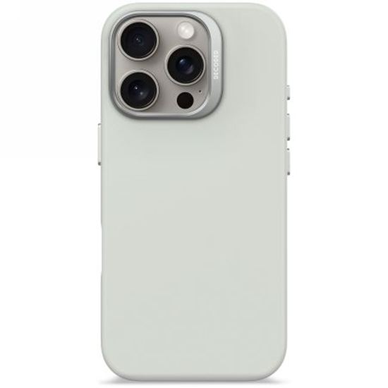 Picture of Decoded Decoded AntiMicrobial Silicone Backcover with MagSafe for iPhone 16 Pro - Gray