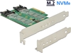 Picture of Delock PCI Express Card > 3 x M.2 Slot - Low Profile Form Factor