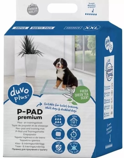 Picture of Duvo+ PODKADY DLA PSA PREMIUM XXL 30st 60x90cm GREEN TEA 15614 /2/ 4