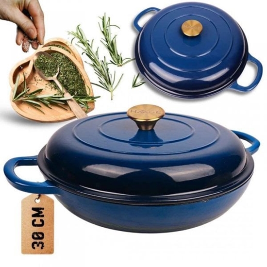 Picture of EMALIOWANY GARNEK ELIWNY PASKI 30cm 3L HAGE NIEBIESKI