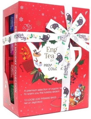 Picture of English Tea Shop Zestaw herbat witecznych Holiday Red Prism 12 saszetek