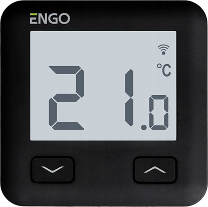 Изображение Engo Internetowy regulator temperatury, WI-FI, 230V, czarny