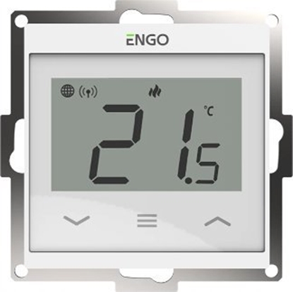 Изображение Engo Internetowy, podtynkowy regulator temperatury do ramki 55x55, Wi-Fi, 230V