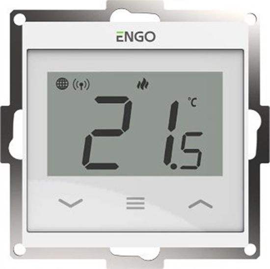 Picture of Engo Internetowy, podtynkowy regulator temperatury do ramki 55x55, Wi-Fi, 230V