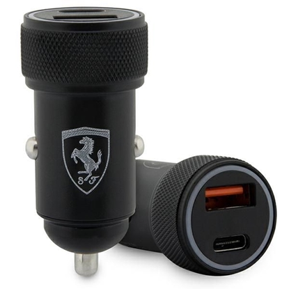Picture of Ferrari Ferrari PD-QC 3.0 20W Fast Charge Car Charger - Black