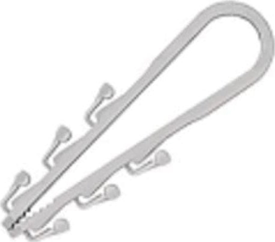 Picture of Fischer fischer cable loop Steckfix SF plus LS 3/13, clamp (light grey, 100 pieces)