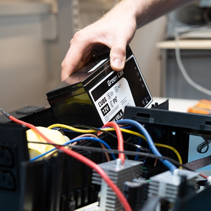 Picture of Green Cell CUBE AGM IP54 6V 5Ah VRLA Battery Gel deep cycle toys for kids alarm systems