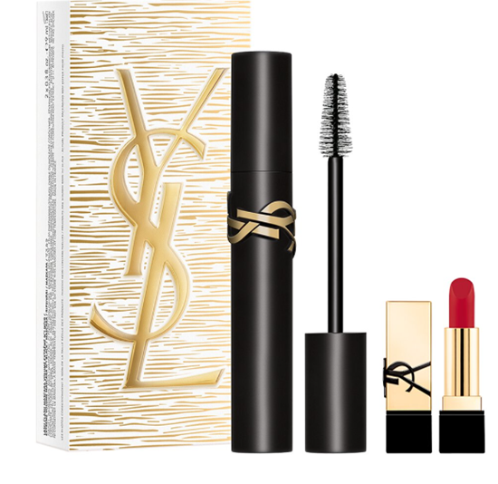 Изображение Yves Saint Laurent Lash Clash Mascara + Mini Rossetto Rouge Pour Couture Gift set 9 ml + 1,3 g