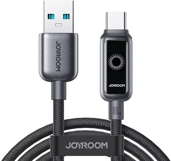 Picture of Joyroom Kabel S-A55 StarFlight 66W USB-A - USB-C 1,2m - czarny