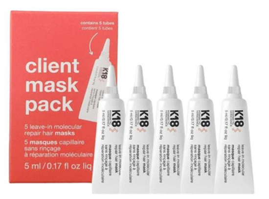Изображение K18 Client Mask Pack 5 x 5 ml