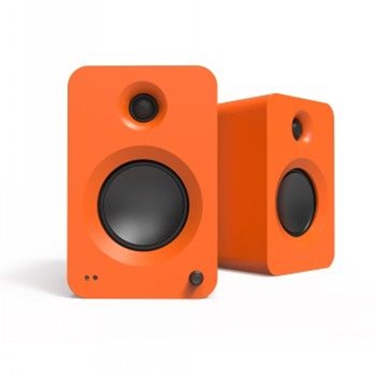 Picture of KANTO AUDIO 200W POWERED BOOKSHELF SPEAKERS WITH HDMI ARC, USB-C, AND BLUETOOTH 5.3 - MATTE ORANGE, PAIR (INCL. TYPE C POWER CORD)