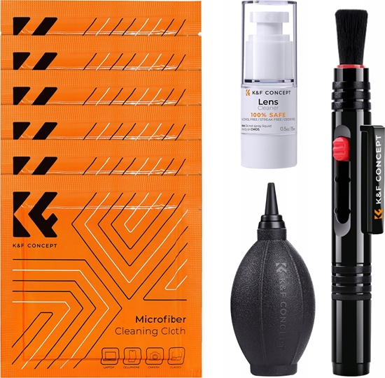 Изображение Kf Zestaw do czyszczenia pptyki K&F Concept Cleaning Kit 4w1