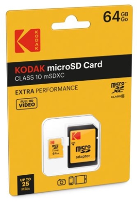 Attēls no Kodak MicroSDXC 64GB Class10 Extra