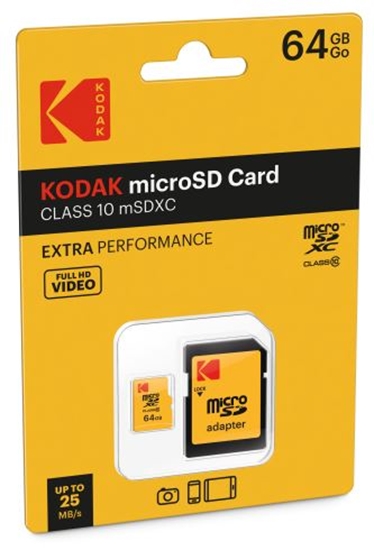 Picture of Kodak MicroSDXC 64GB Class10 Extra