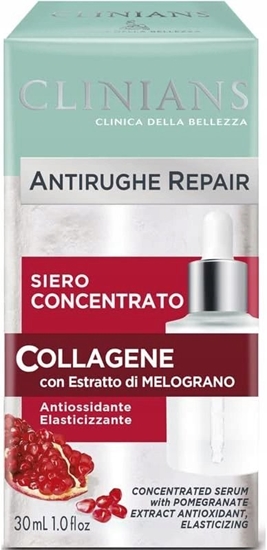 Изображение Koncentruotas serumas su kolagenu ir granat ekstraktu Clinians, 30 ml