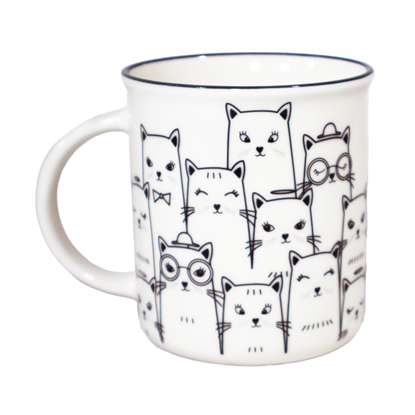 Attēls no Krūze keramiska 330ml, kaķi