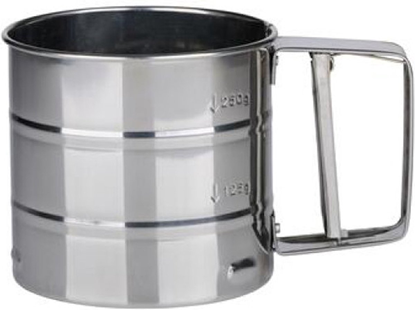 Изображение Krūze metāla ar sietiņu, sijāšanai