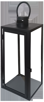 Picture of Laterna Josephine metāla 17x17x43cm, melna