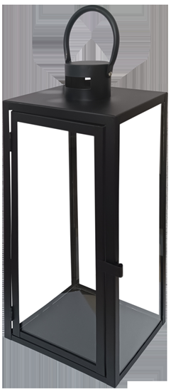 Picture of Laterna Josephine metāla 17x17x43cm, melna