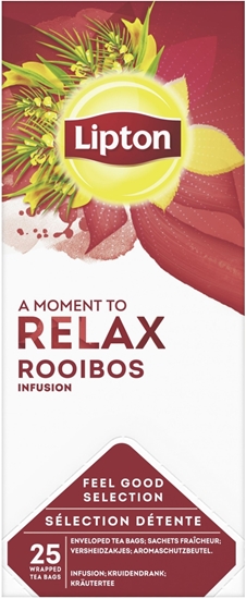 Picture of Lipton Herbata zioowa Relax Rooibos Czerwonokrzew 25 kopert