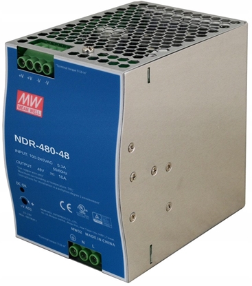 Изображение MEAN WELL NDR-480-48 adapter zasilajcy/ inwentor 480 W