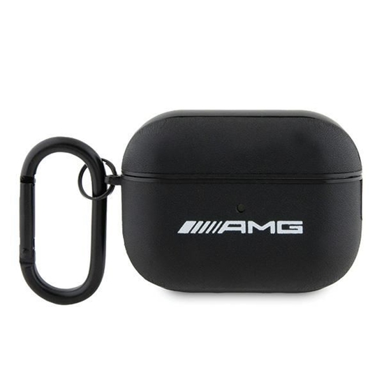 Picture of Mercedes-Benz AMG AMAP2SLWK AirPods Pro 2 (2022/2023) cover black/black Leather White Logo