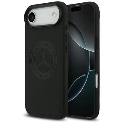 Изображение Mercedes-Benz Mercedes Leather Vintage Logo MagSafe Case for iPhone Air - Black