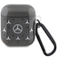 Attēls no Mercedes-Benz Mercedes MEA28DPMGS AirPods 1/2 cover black/black Large Star Pattern