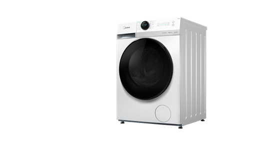 Picture of Midea Washing machine with dryer | MF200D80WB/1/W-HR | Energy efficiency class A/D | Front loading | Washing capacity 8 kg | 1400 RPM | Depth 48 cm | Width 60 cm | Display | LED | Drying system | Drying capacity 6 kg | Steam function | White