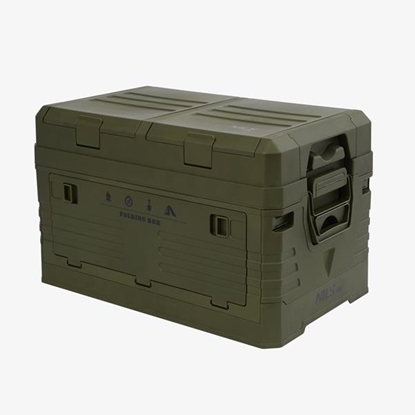 Изображение NCB4003 SALOKAMĀ KEMPINGA KASTĪTE AR VĀKU ZAĻA 50L NILS CAMP