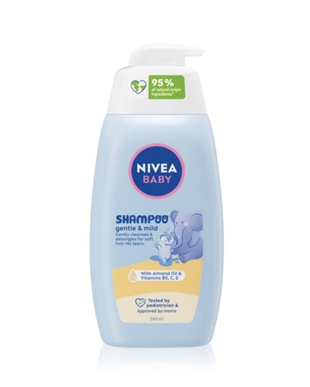 Изображение Nivea Baby Gentle & Mild Shampoo 500ml