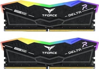 Attēls no Pami DDR5 Team Group T-FORCE D-ELTA RGB 32GB (2x16GB) 6400MHz CL32 1,35V Czarna