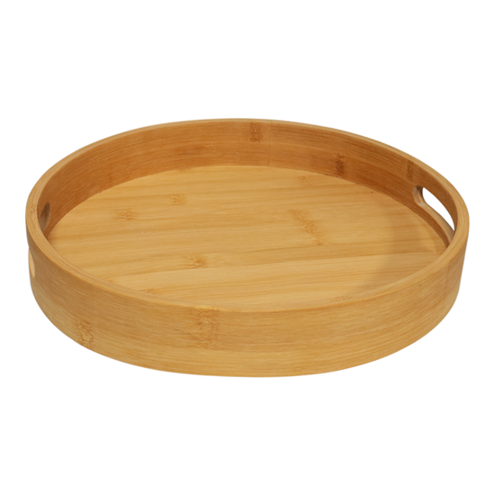 Изображение Paplāte bambusa apaļa 30x30x5cm