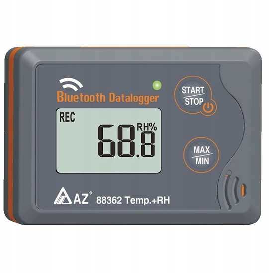 Изображение Rejestrator temperatury i wilgotnoci z Bluetooth AZ 88362