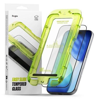 Attēls no Ringke Ringke Easy Slide 2-pack tempered glass for iPhone 17 Pro Max - black