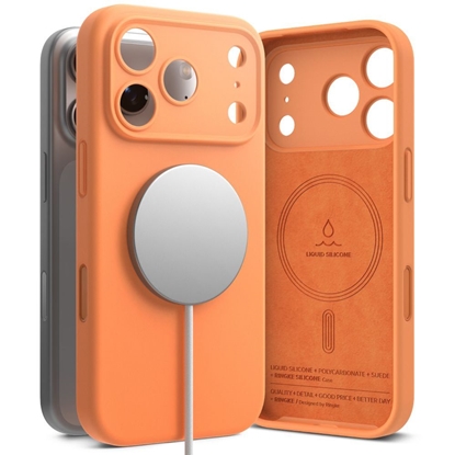 Attēls no Ringke Ringke Silicone Magnetic MagSafe Case for iPhone 17 Pro Max - Orange