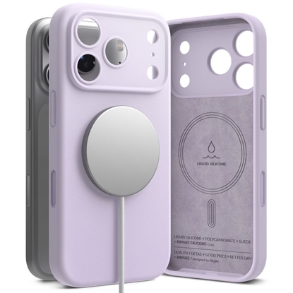 Attēls no Ringke Ringke Silicone Magnetic MagSafe Case for iPhone 17 Pro Max - Purple