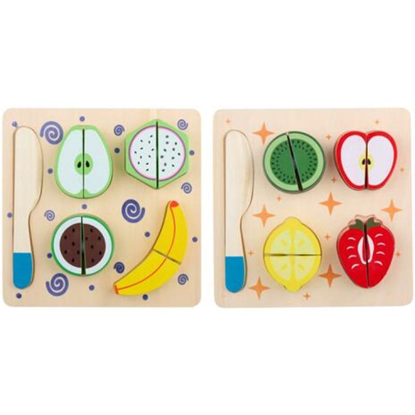 Picture of Rotaļlieta Augļu griešanas kompl.10gb, koka