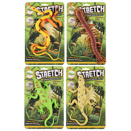 Picture of Rotaļlieta Rāpulis staipīgs, 4veidi