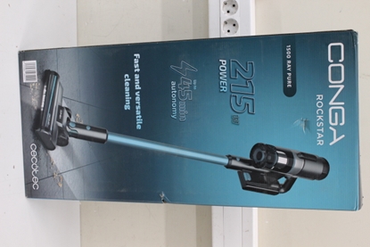 Attēls no SALE OUT. Cecotec Conga Rockstar 1500 Ray Pure Upright vacuum cleaner | Cecotec Vacuum cleaner | Conga Rockstar 1500 Ray Pure | Cordless operating | Handstick | 215 W | 25.2 V | Operating time (max) 45 min | Black/Grey | Warranty 24 month(s) | DAMAGED PAC