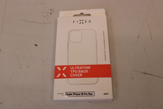 Изображение SALE OUT. FIXED Story Slim TPU Back Cover for Apple iPhone 16 Pro Max, clear | Fixed | Story Slim | Back cover | Apple | iPhone 16 Pro Max | TPU | Transparent | DAMAGED PACKAGING, DEMO