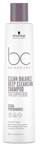 Picture of Schwarzkopf Professional BC Bonacure Clean Balance Deep Cleansing Shampoo Tocopherol 250ml