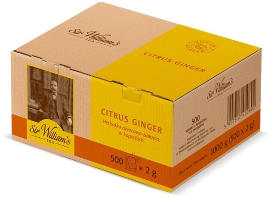 Изображение Sir Williams Herbata owocowo-zioowa Citrus Ginger 500 saszetek