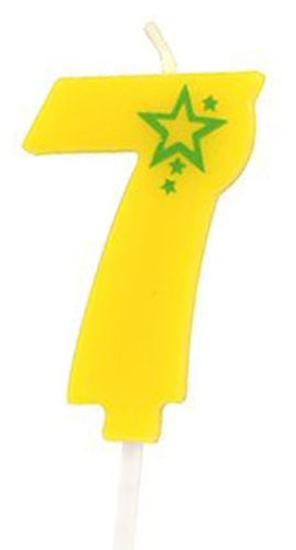Изображение Svecīte dzimšanas dienas 7 dzeltena