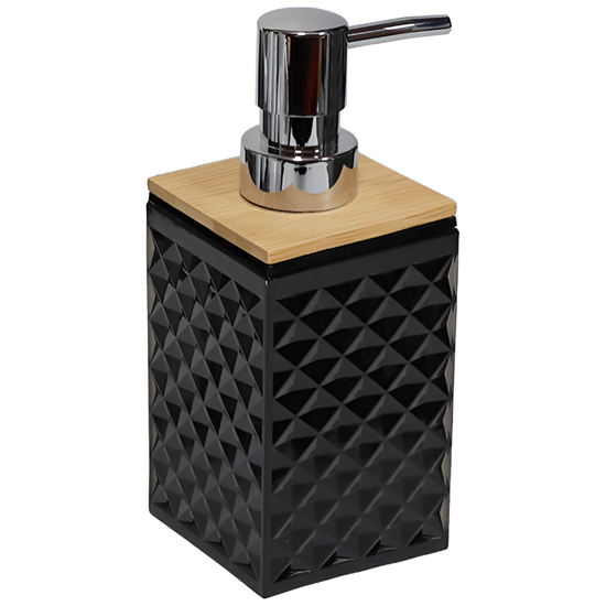 Picture of Šķidro ziepju dozators Diamond, melns
