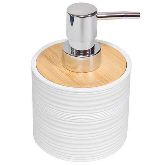 Picture of Šķidro ziepju dozators Zinda, balts