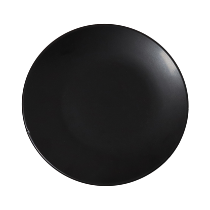 Attēls no Šķīvis deserta 20cm  keramisks Trone, matēts melns