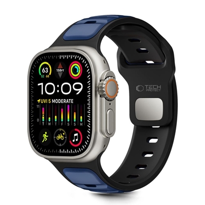 Picture of Tech-Protect Tech-Protect IconBand Line Strap for Apple Watch 44 / 45 / 46 / 49 mm - Black and Navy Blue