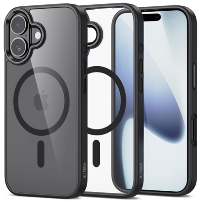 Attēls no TECH-PROTECT MAGMAT MAGSAFE IPHONE 17 BLACK|CLEAR