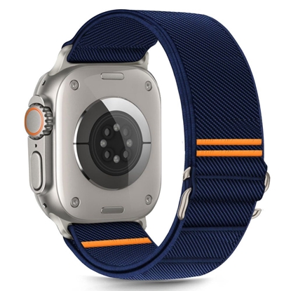 Picture of Tech-Protect Tech-Protect Nylon Slip Strap for Apple Watch 44 / 45 / 46 / 49 mm - Navy Blue